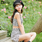 LRUD套装女夏2017夏季新款女装韩版波点吊带上衣百搭时尚套两件套-tmall.com天猫