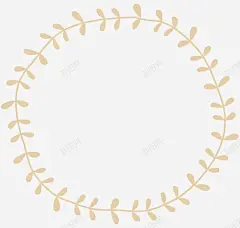 仙境森林系卡通手绘枝条圆高清素材 素描 设计图片 免费下载 页面网页 平面电商 创意素材 png素材