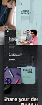 DreamSofa - DesignXchange : Art direction and UI design for Dream Sofa website.
