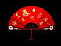 扇形装置，中式元素-CG模型网（cgmodel)-专注CG模型