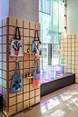 OceanSpot - Studio DOHO : STUDIO DOHO was commissioned by co-retail start-up OceanSpot to design the brand’s first concept store in Shanghai. Located at the entrance to one of the cities preeminent creative hubs, Bridge 8, the original brief called for a 