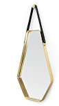 The Cora Large Mirror, in Black and Gold. A statement mirror designed in house, by MADE Studio. £129. MADE.COM