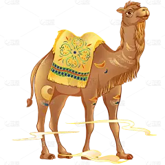 中国风通用敦煌动物骆驼元素素材