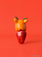 IKEA创意广告——水果和蔬菜的有趣组合，是不是超可爱捏？