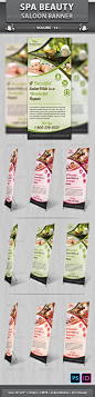 Spa Beauty Saloon Banner  Volume 12  - Signage Print Templates