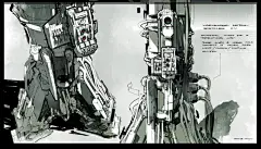 手绘超强的好莱坞设计大触，星球大战、银翼杀手、黑客帝国都由他设计，George Hull
《超凡蜘蛛侠》里面的炸弹机械设计