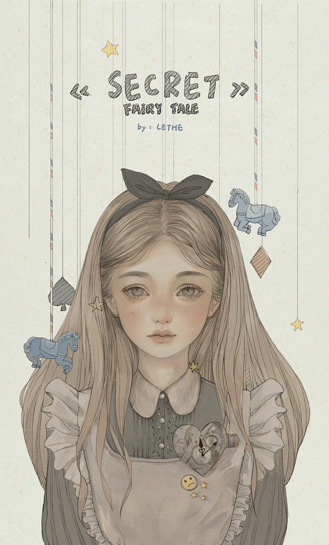 ALICE  #插画#作品#涂鸦# #意...