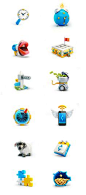 Icons by ILYA Denisenko, via Behance