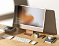 7款苹果iMac一体机电脑显示器设计作品贴图ps样机素材展示效果图模板