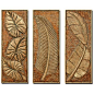 Tropical Ferns Set of 3 Decorative Wall Art Panels - $730 SET OF 3, LAMPS PLUS (BEDROOM?): 