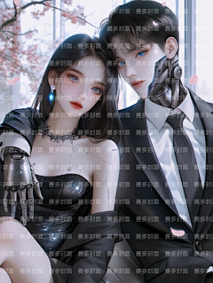 赛多封面设计工作室采集到版权-都市异能双人多人【授权QQ3324352440】