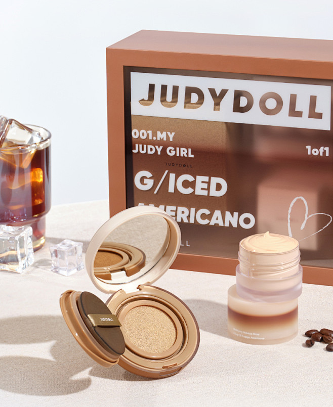 【新品】Judydoll橘朵冰美式底妆礼盒持妆气垫粉底液妆前霜油皮-tmall.com天猫