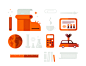 Dribbble - Orange and Grey by Martin