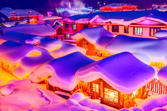 热门雪乡家庭摄影作品 - 优秀雪乡家庭摄...