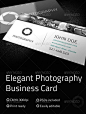 Elegant Photography Business Card Premium Template best namecard