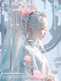 Midjourney|中国风&赛博朋克II 咒语在最后