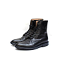 gucci calf leather short side zipper lace combat boot 估衣/consighment 原创 设计 新款 2013 - 想去