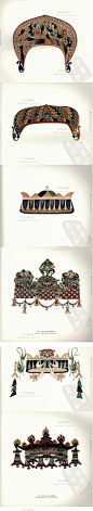 280张中国敦煌图案素材图片传统纹理古风神秘地毯图案-淘宝网