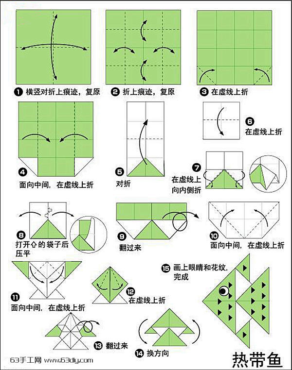 给大家分享了很多简单折纸鱼的教程，不知道...