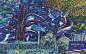 Desktop Wallpaper: May 2022 : A painting by one of the diptyque founders, Desmond Knox-Leet, has been archived for years until now – Download it to your fave tech device!
