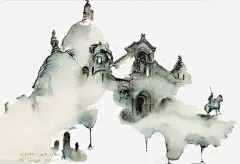 抽象派插画高清素材 ppt元素 模糊 欧式建筑 元素 免抠png 设计图片 免费下载 页面网页 平面电商 创意素材