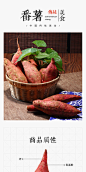 250模板 注册码 番薯 红薯 土特产，农产品食品，简约古典风格