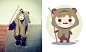 Illustrated portraits : Little people little portraits. 