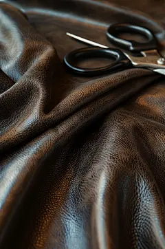 AI数字艺术皮革面料纹理材质图片-众图网