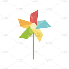 儿童玩具,风轮,风轮图标
