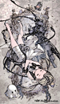 10 Million Downloads Illustration by Kazama Raita from NieR Reincarnation