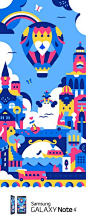 Samsung Illustration Videos on Behance