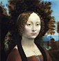 《吉内薇拉·班琪》，达·芬奇，油画，1475-1480