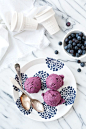 Blueberry Chocolate Chip Ice Cream #赏味期限# #吃货#