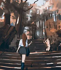 画师 Atey Ghailan厚涂插画的功底深不可测_手机网易网 : ▲点击上方蓝色字“CG窝插画原画手绘板绘画游戏美术”关注我▲——“关注CG窝帮助您成长”——◆◆◆AteyGhailan美国CG插画师（本文版权归原作者所有转载请注明出处）（注意：底部已经开通评论功能）CG窝学院：www.