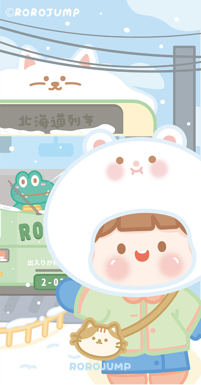 卡通 手机壁纸 cr:肉肉酱