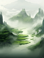 审美提升 | 仙山隔云海
