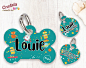 Personalized Pet Tag Pet ID Tag Custom Pet tag Custom Print image 1