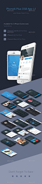 Phone6 Plus OS8 Style App UI - User Interfaces Web Elements