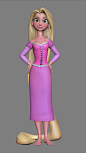 Rapunzel, Brandon Lawless : From Disney's Ralph Breaks the Internet. 2D stylings by Ami Thompson.