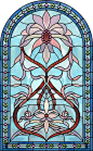 教堂玻璃蒂凡尼彩绘玻璃装饰画