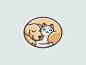 猫与狗元素结合的LOGO图形设计 ​​​​