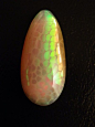罕见的蛇纹蛋白石，埃塞俄比亚@北坤人素材