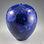  蓝壶，结晶釉陶瓷：大肚小口，两个极致的…