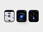Calendar Concept Application (Watch) app applewatch application behance concept design input input box input field inputs map platform sketch ui voice voice over watch