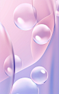 紫色酸性泡泡素材图片背景