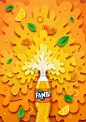 Fanta Mashup by Owen Gildersleeve : Owen recently teamed up with Fanta for their 'Fanta Mashup' campaign to launch their global rebrand.