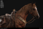 The Last of Us: Part 2 – Ellie’s Horse, Priya Johal : I was honored to be a part of the character art team on The Last of Us: Part II. On this project I had the opportunity to work on all our equine characters. 

This is one of the hero horses I worked on