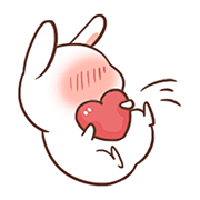 兔白白示爱动态QQ表情包_第1页_手机表情党