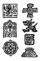 Maya Aztec Set  Temporary tattoos Choose your fav