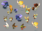 Kometh and Minowang , Kim Ettinoff : During this summer, Dofus team asked me to create some new pets for the players! So i give it a try with and overdose of cuteness! They are now available online!